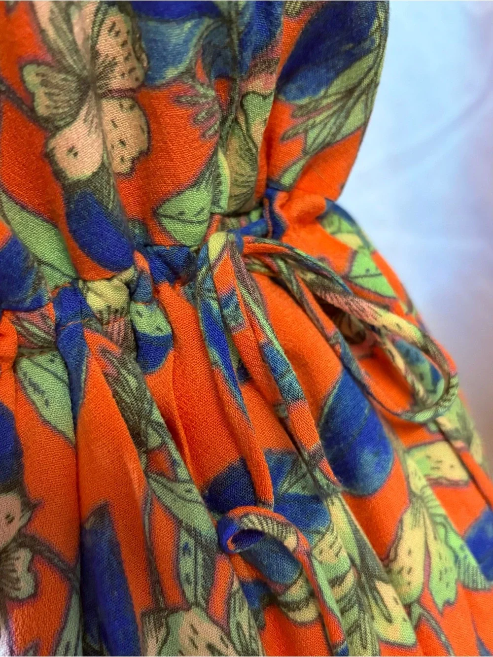 Free People Orange Dear You Backless Sundress - Picture 5 of 9